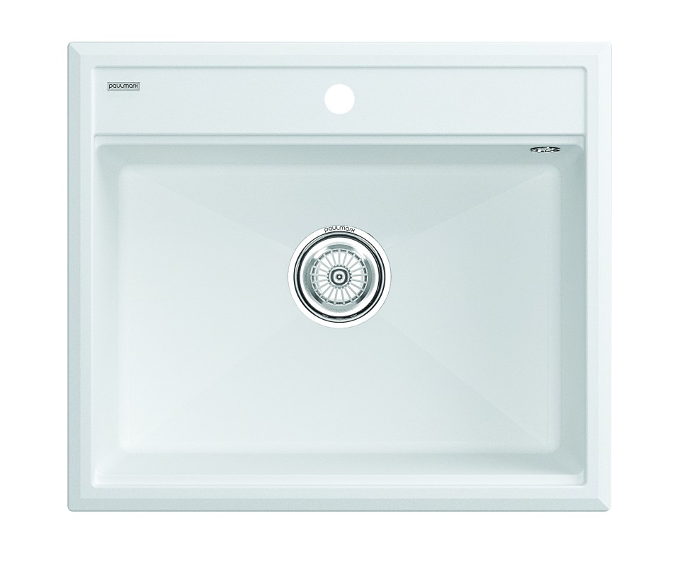Мойка STEPIA 60, IT-GRANIT, PM115951-WH , белый, 590х510, Paulmark