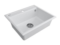 Мойка STEPIA 60, IT-GRANIT, PM115951-WH , белый, 590х510, Paulmark