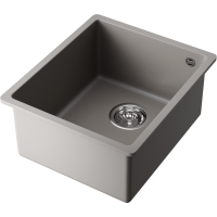 Кухонная мойка Omoikiri Bosen 38-U-GR Tetogranit/leningrad grey