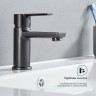 Смеситель Splenka для умывальника S06.10.09 Графит