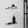 Душевая кабина Niagara Standart ST100/80/15QR/KL/BKT (100х80х225) низкий поддон(15см),черный,стекло прозрачное,3 места