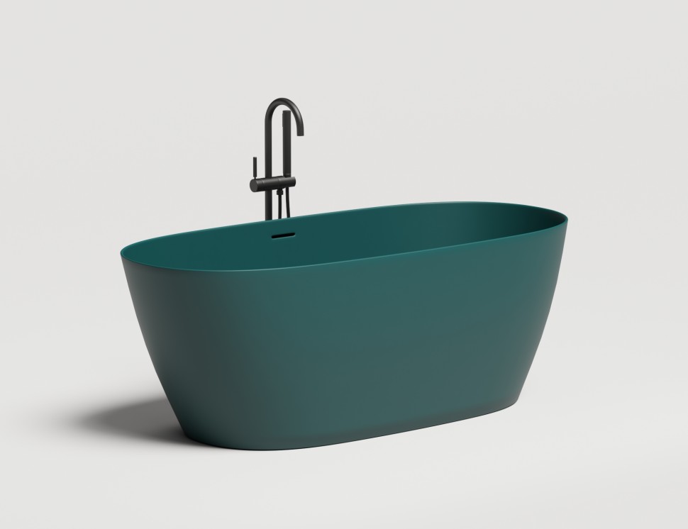 Ванна отдельностоящая SOFIA 165x75 покраска по RAL полностью S-Stone Матовое