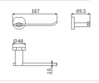Бумагодержатель 53907 A