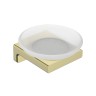 AQM7314BG Tivoli Мыльница латунь/матовое стекло, золото шлифованное
