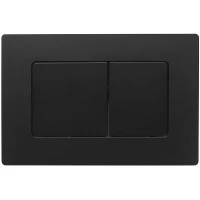 Кнопка смыва Veconi FLUSH V8, чёрный матовый