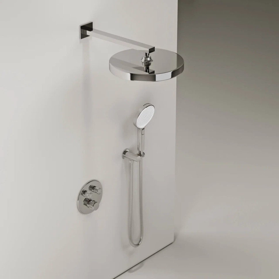Душевой комплект SANCOS Space встраиваемый c термостатическим смесителем, цвет хром , арт. SC3006CH