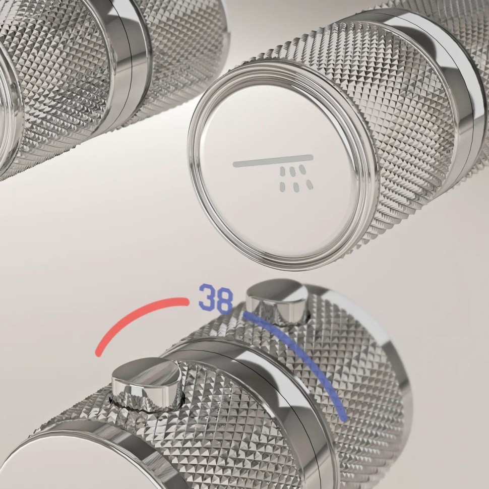 Душевой комплект SANCOS Space встраиваемый c термостатическим смесителем, цвет хром , арт. SC3006CH