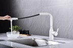 Смеситель для кухни VIPER, белый матовый, Vi213105-WH, Paulmark
