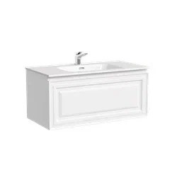 Тумба подвесная SANCOS Very 890х445х406, c одним ящиком оснащенным доводчиками, Bianco , арт.VR90W